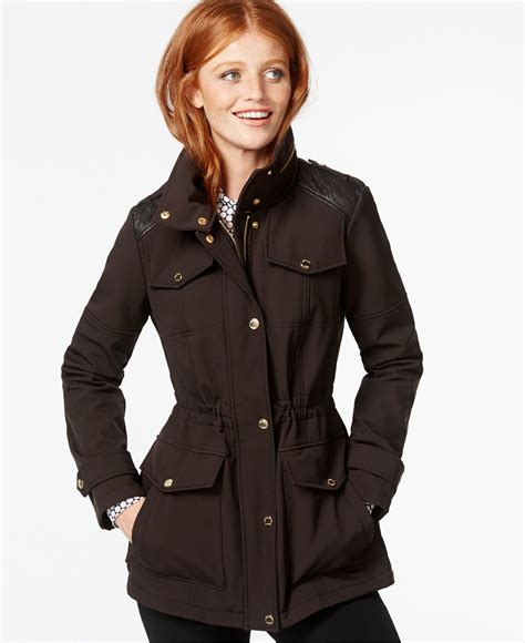 michael kors raincoat with hood|michael kors anorak raincoat.